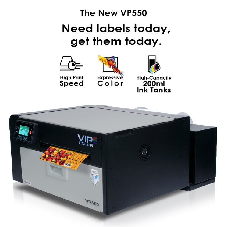 VIPCOLOR VP550 Color Label Printer