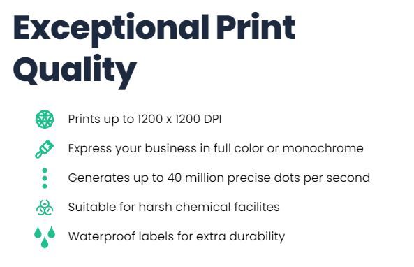 Epson ColorWorks C6500 Print Quality