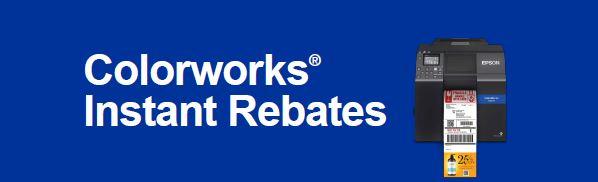 Instant Rebates on ColorWorks C6000P Peeler & Label Boost™