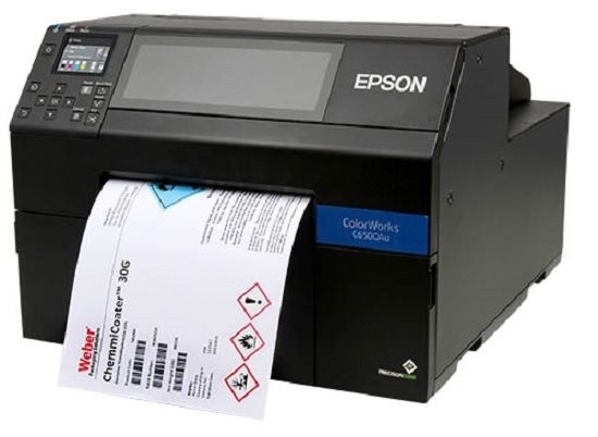 Epson C6500 Color Label Printer On Demand Label Printing