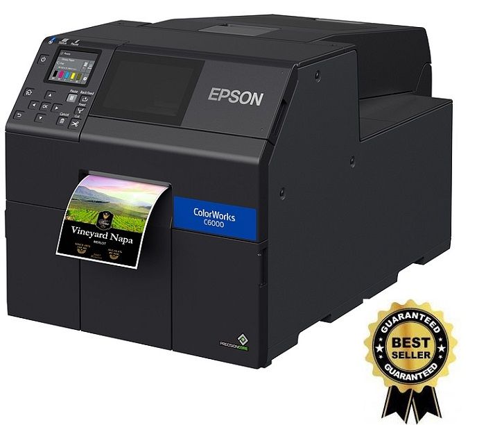 Epson ColorWorks C6000 On-Demand Color Label Printer