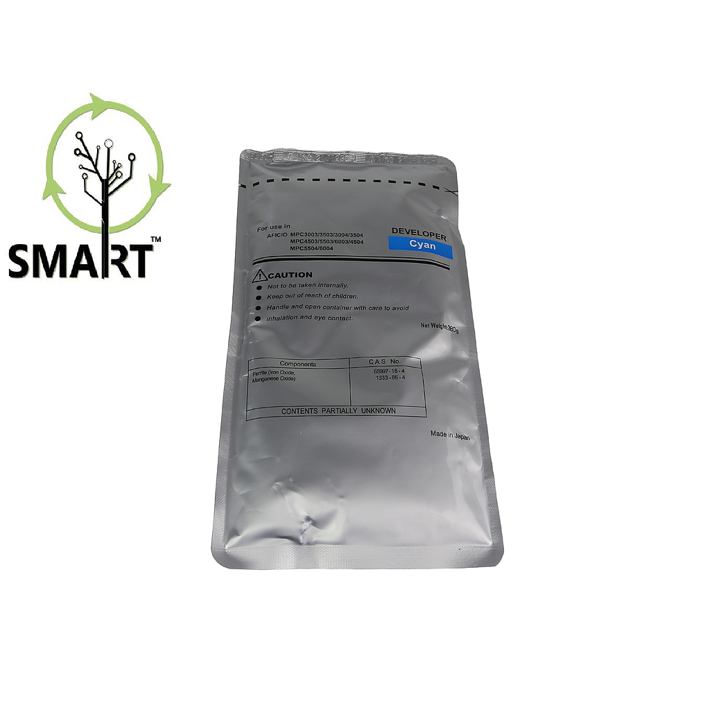 Ricoh  Replacement Cyan Developer (AFICIO MPC3003-C6004)-SMART Brand