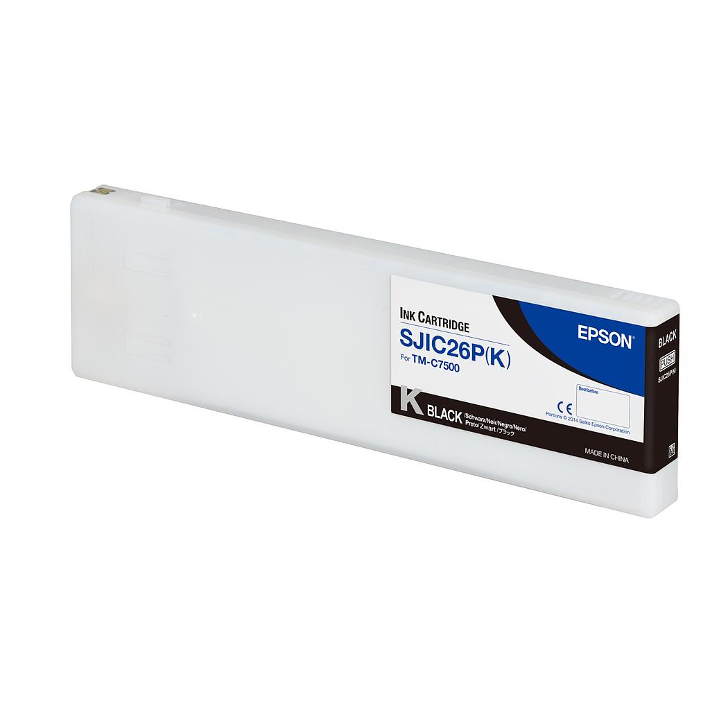[C33S020614] Epson ColorWorks C7500 Ink Black Matte C33S020614 SJIC26P(K) TM-C7500 Series
