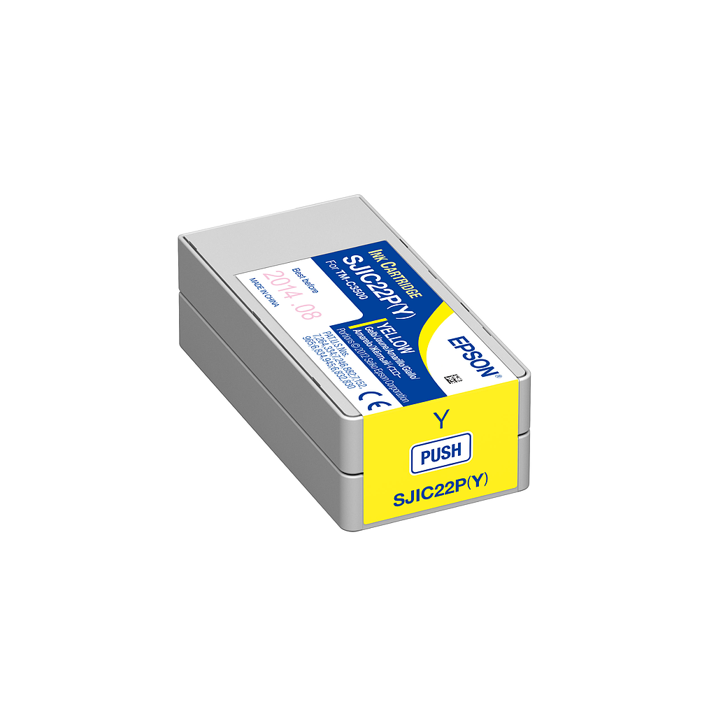 Epson ColorWorks C3500 Yellow Ink Cartridge C33S020583 SJIC22P(Y)