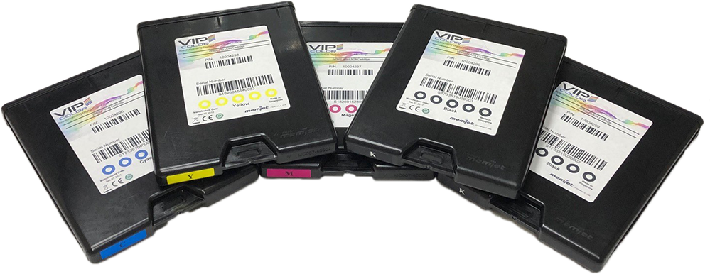 [VP-600-AS14A] VIPColor VP-600-AS14A COMBO INK PACK{2K,1C,1M,1Y} (VP500/VP600)