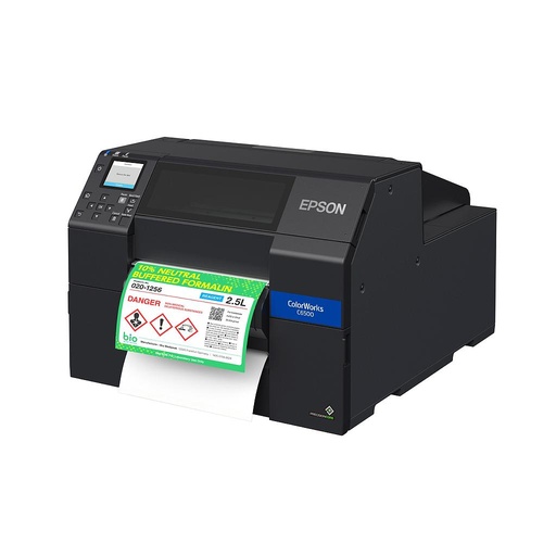 Epson ColorWorks C6500P {MATTE} (CW C6500P C31CH77A9961) 8" COLOR LABEL PRINTER PEELER