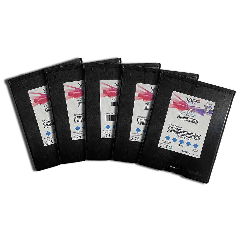 [VP-650-AS02A] VIPColor VP-650-AS02A CYAN INK CARTRIDGE (C) - 5 PACK  (VP550/VP650)