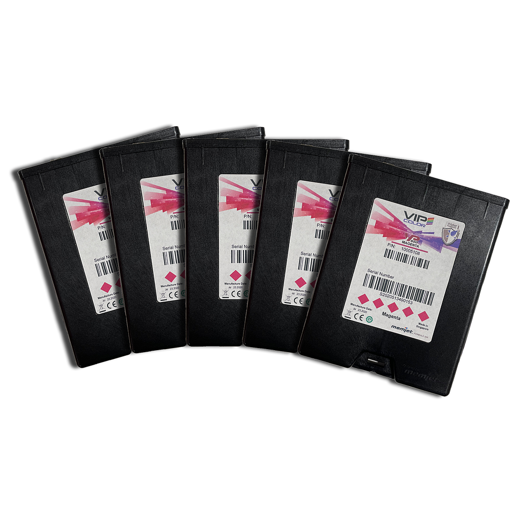 [VP-650-AS08A] VIPColor VP-650-AS08A MAGENTA INK CARTRIDGE (M) - 5 PACK  (VP550/VP650)