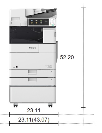 [CIRA4551i III] CANON ADVANCE 4551i III imageRUNNER [1408C026AA] (51ppm) (NO FINISHER, PLAIN STAND (STORAGE ONLY))