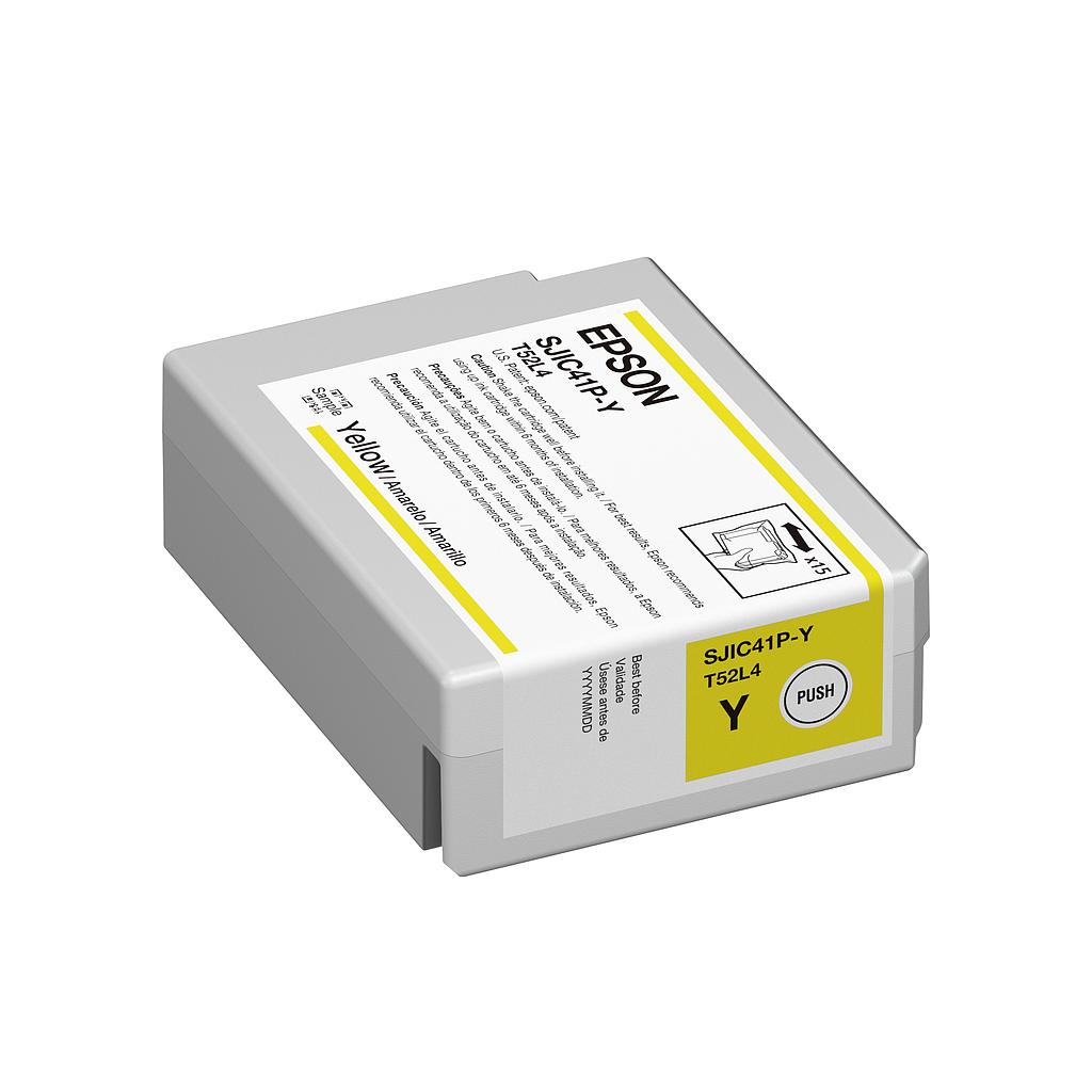 [C13T52L420] Epson ColorWorks C4000 Yellow Ink Cartridge C13T52L420 SJIC41P(Y)