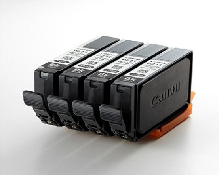Genuine Canon CX-G2400/LX-D1300 Black Dye-Based Ink Cartridge (4-PACK) 9036B004AA BJI-P211BK(4P) (K)