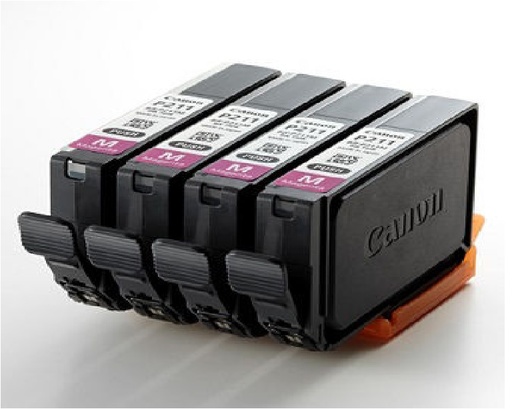 [9034B004AA] Genuine Canon 9034B004AA BJI-P211M 4-pack Magenta Ink Tank (14.5ML X 4 TANKS) (CX-G2400/LX-D1300)