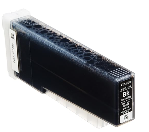 Genuine Canon 7636B002AA BJI-P521BK Black Ink Tank (240ML) (LX-P5510)