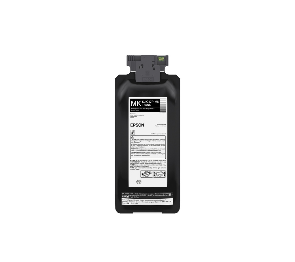 Epson ColorWorks C8000 Ink Matte Black 480ml (C13T55N520/SJIC47P(MK)/T55N5)