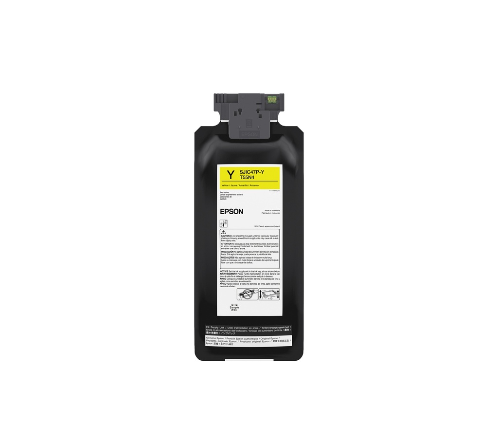 [C13T55N420] Epson ColorWorks C8000 Ink Yellow 480ml (C13T55N420/SJIC47P(Y)/T55N4)