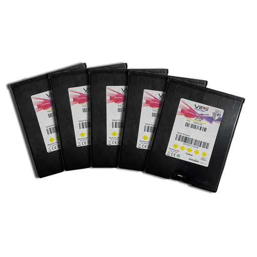 [VP-650-AS11A] VIPColor VP-650-AS11A YELLOW INK CARTRIDGE (Y) - 5 PACK  (VP550/VP650)